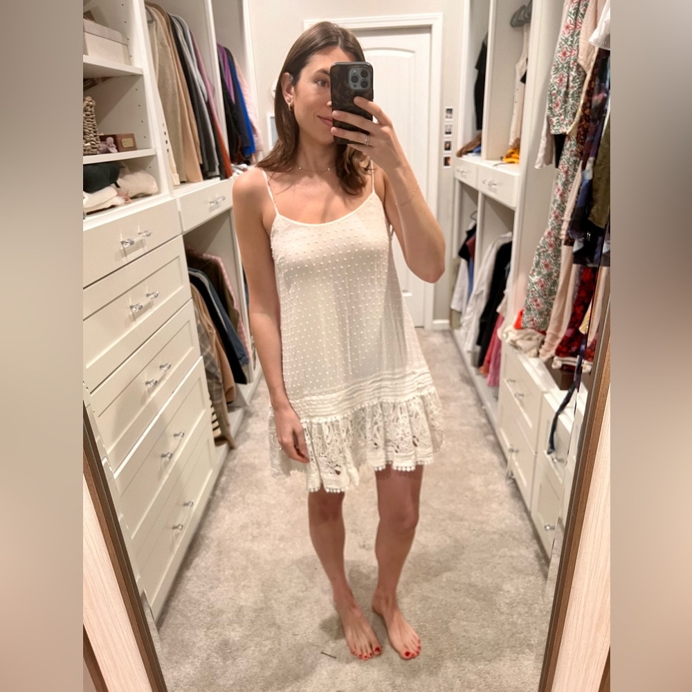 White Sun Dress- Size M